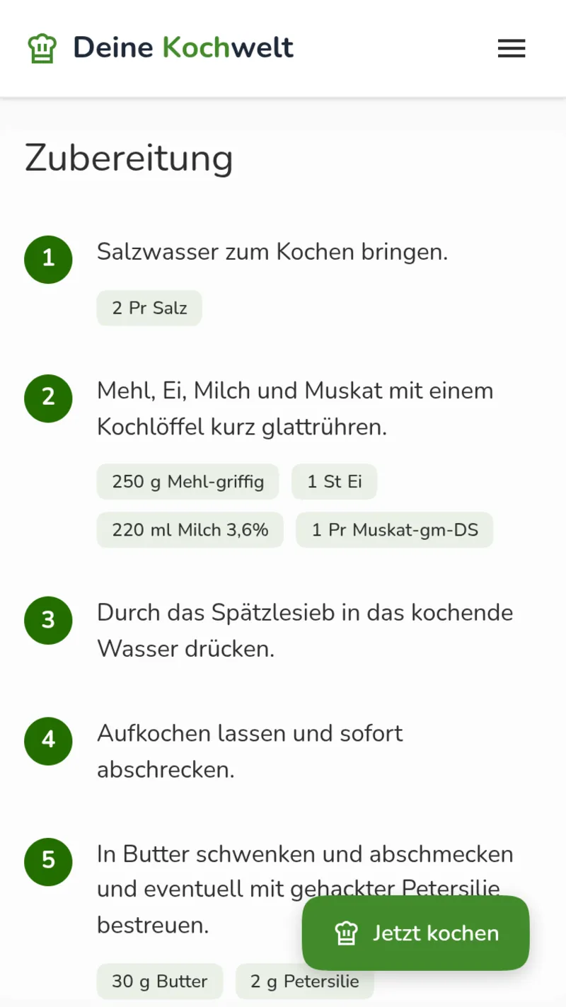 Screenshot von deine-kochwelt.de